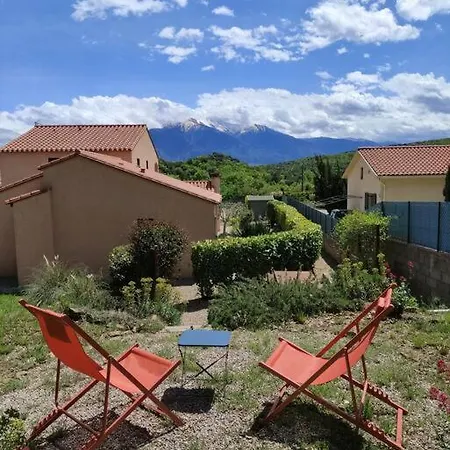 T2 Moderne Au Calme Avec Jardin Vue Sur Canigou Prázdninový dům Moltig les Bains